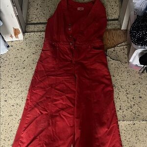 Women's Red Jumpsuit